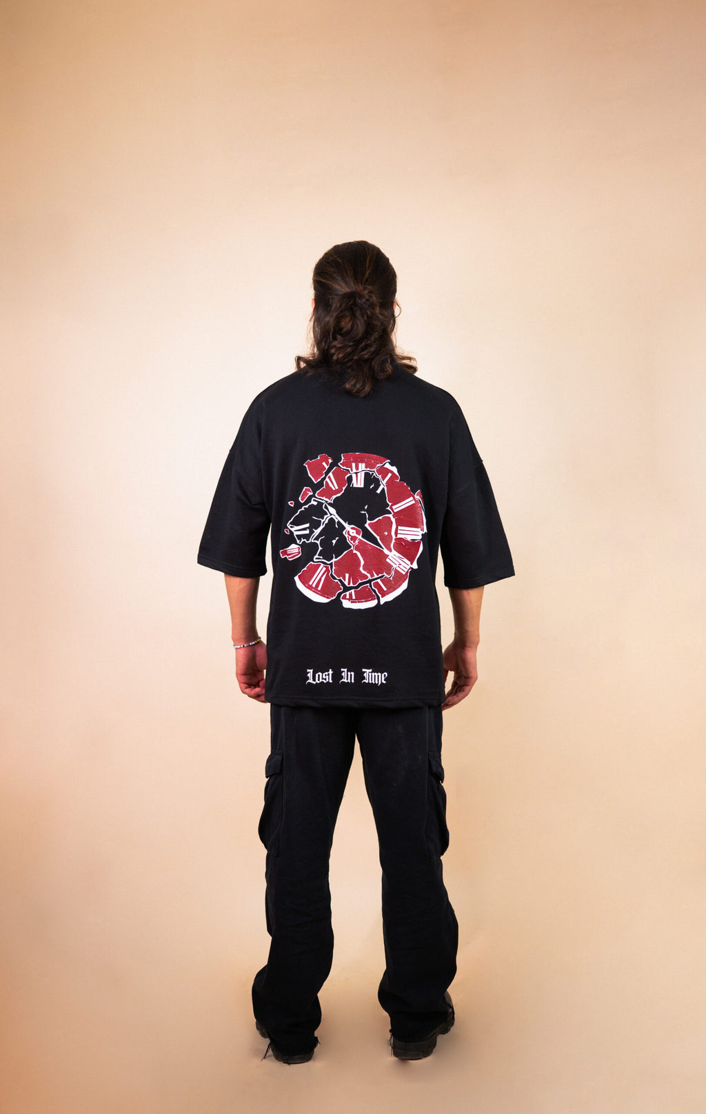 LOST IN TIME OVERSIZED TEE SHIRT